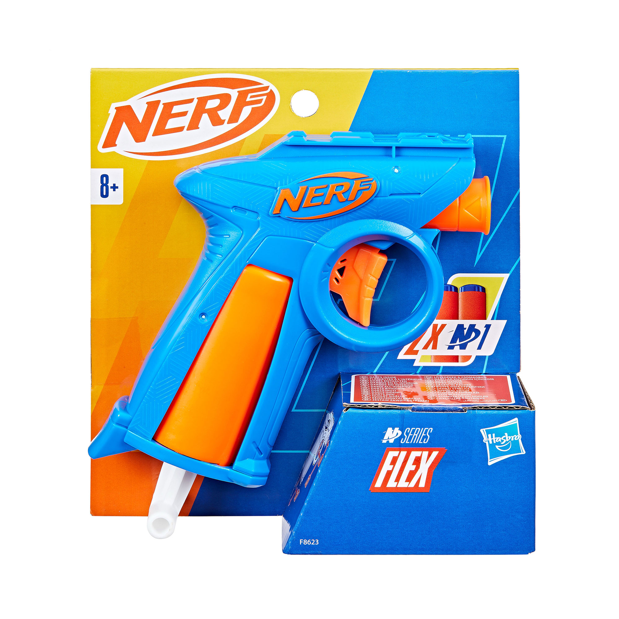 Іграшковий бластер Nerf N Series Flex, 4*15*17 см, від 8 років, 2 стріли (F8623)
